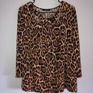 Women’s leopard print blouse!